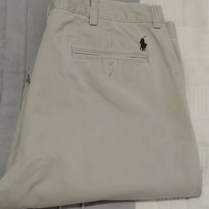 Ralph Lauren khaki flat chinos